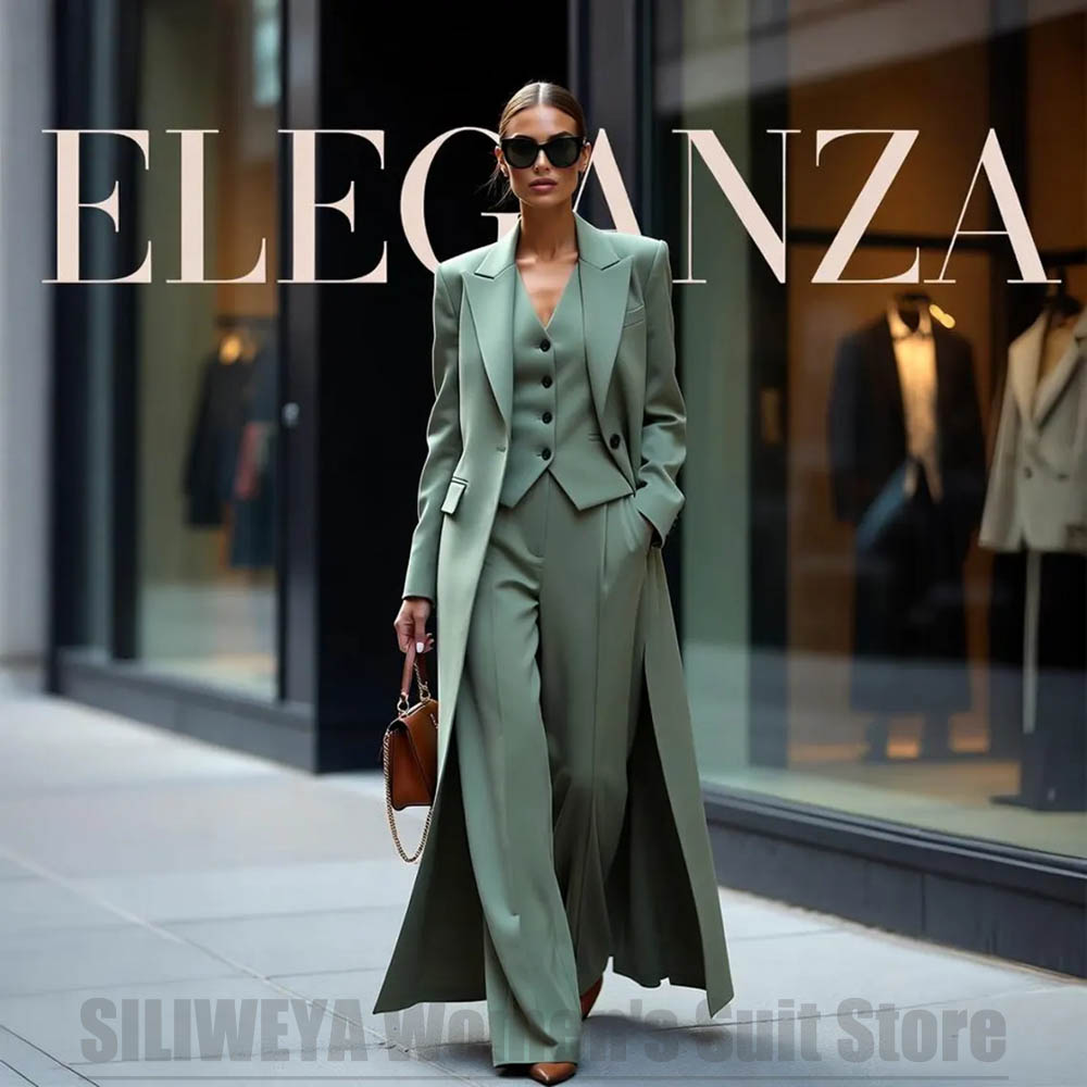Women'S Office Formal Wear For Ladies - Setelan Jas Wanita Chic Tiga Potong