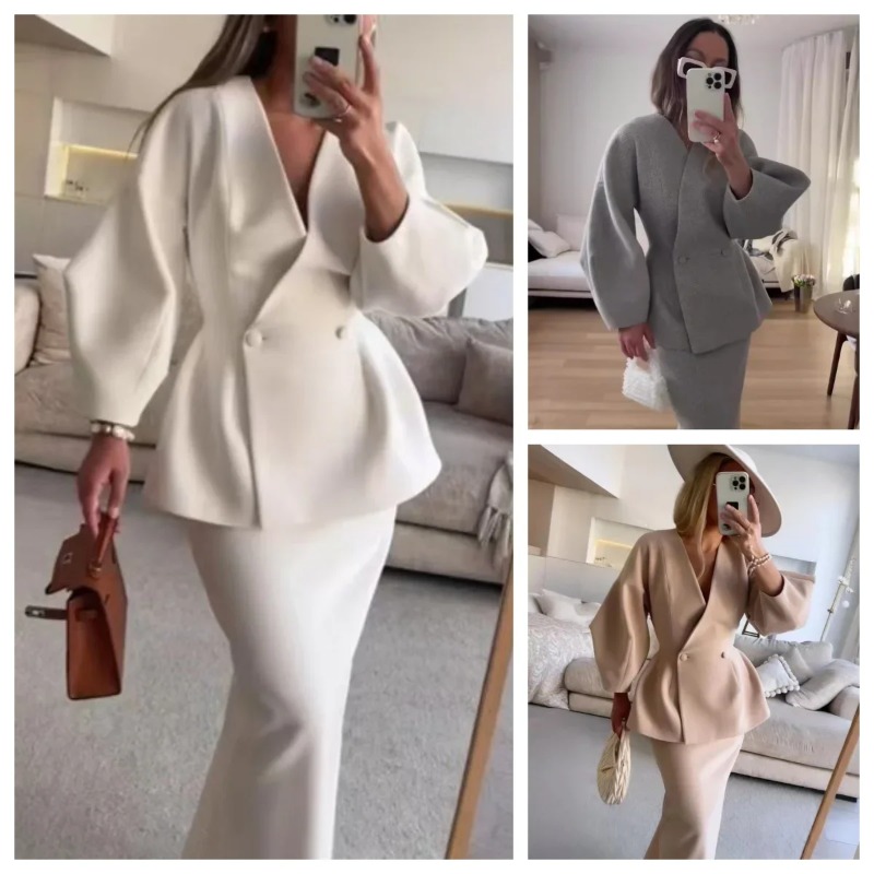 Women Formal Wear For Meeting - Setelan 2 Potong Pakaian Wanita Elegan