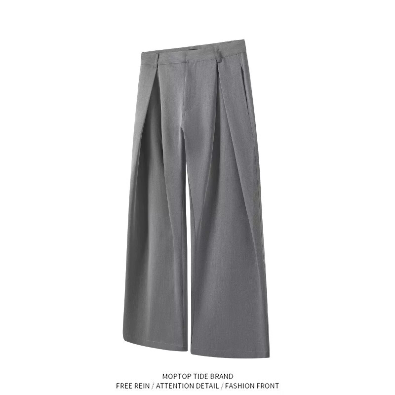 Tailored Trouser Wide - Celana Panjang Retro Model Wide Leg