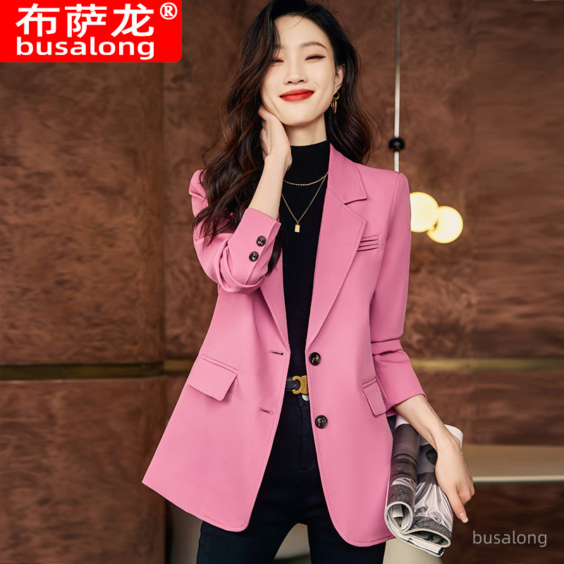 Women Formal Wear Interview - Jaket Blazer Musim Gugur Musim Dingin