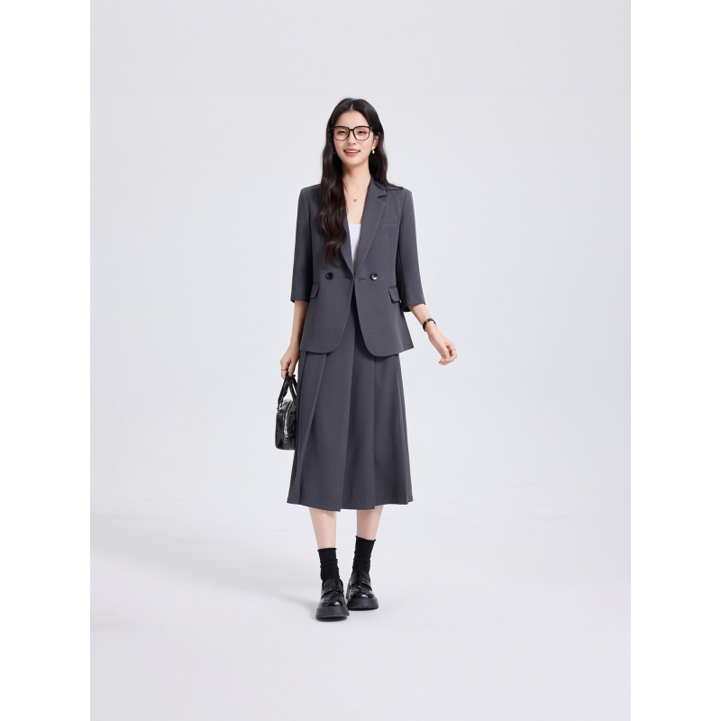 Women Formal Wear Interview - Setelan Jas Wanita Biru Dongker untuk