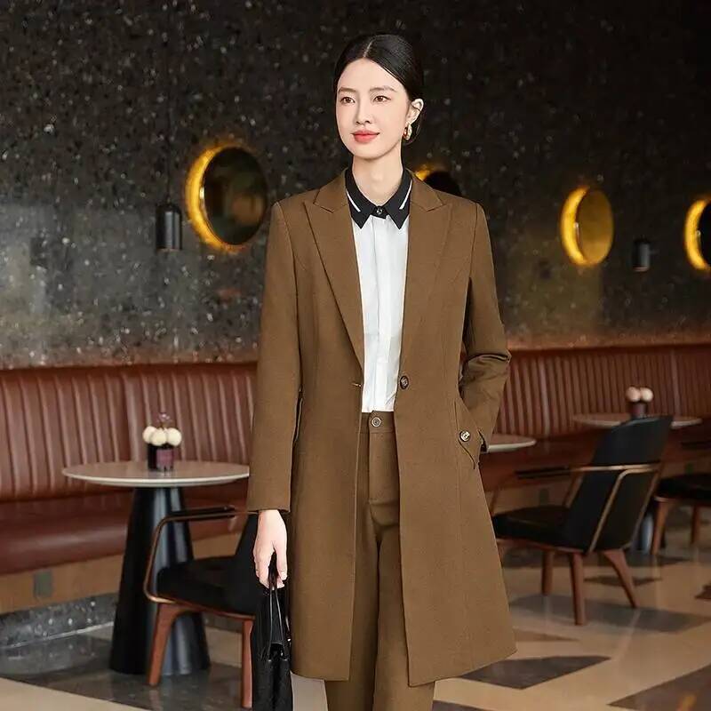 Women Formal Wear Interview - Jaket Panjang Gaya Formal Elegan Bahan
