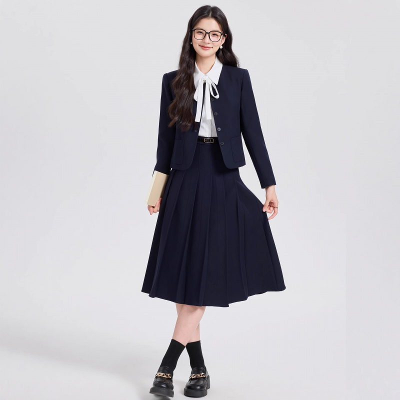 Setelan Jas Pendek Abu-abu unt - Women Formal Wear Interview ulasan dan harga