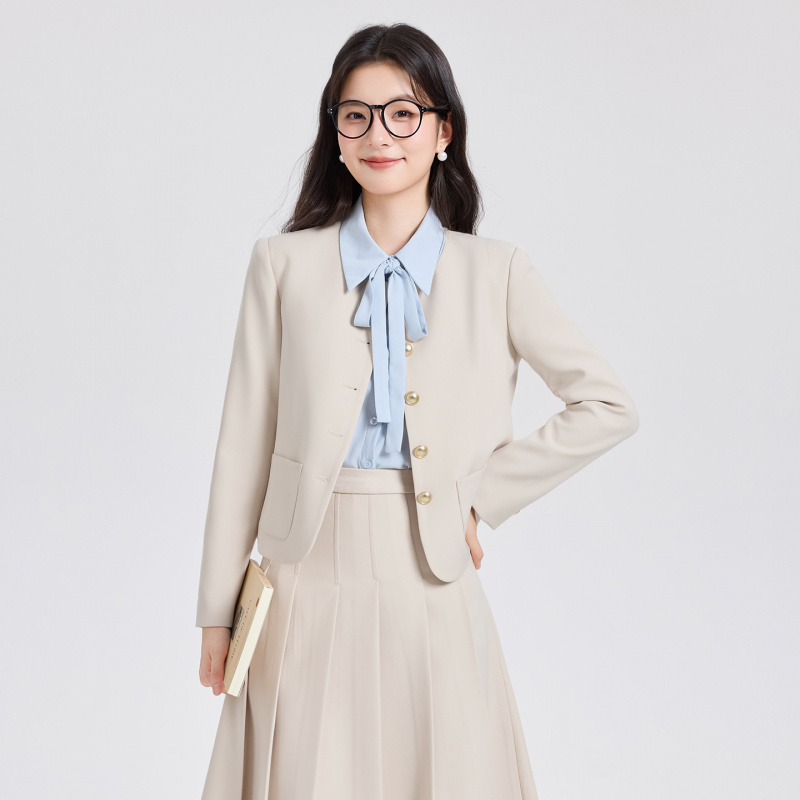 Setelan Jas Pendek Abu-abu unt - Women Formal Wear Interview ulasan dan harga