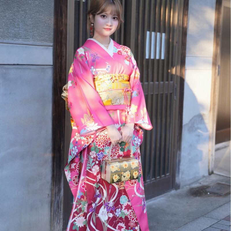 Kimono Tradisional Jepang Berd - Women Formal Wear For Meeting ulasan dan harga