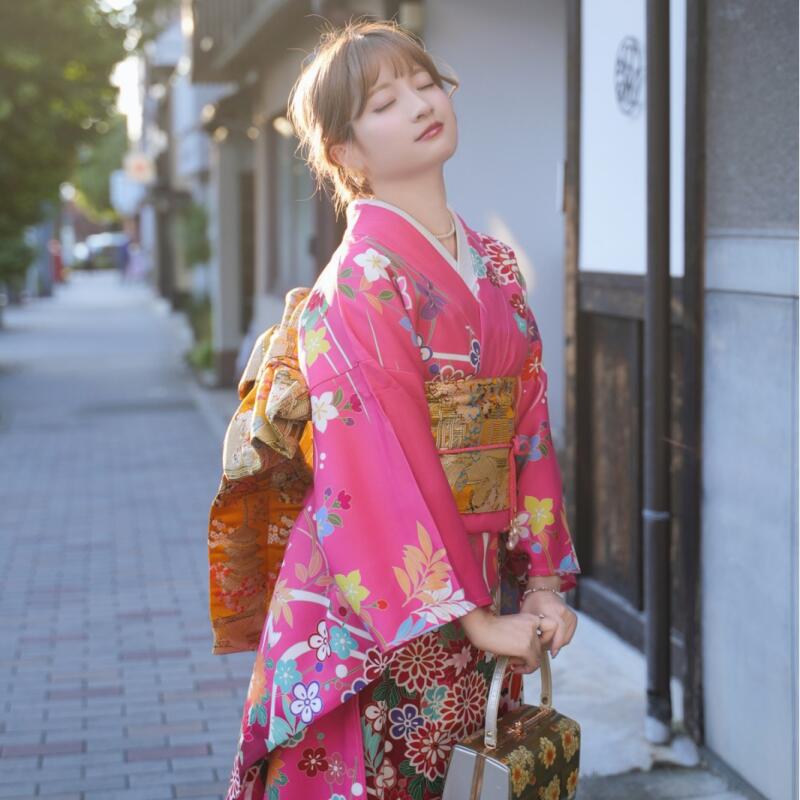 Kimono Tradisional Jepang Berd - Women Formal Wear For Meeting ulasan dan harga