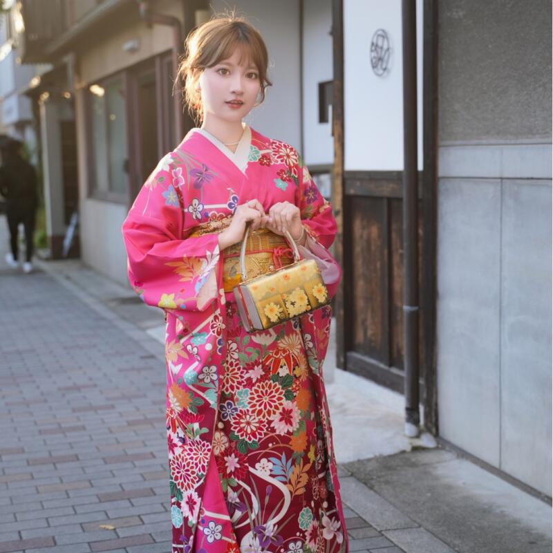 Kimono Tradisional Jepang Berd - Women Formal Wear For Meeting ulasan dan harga