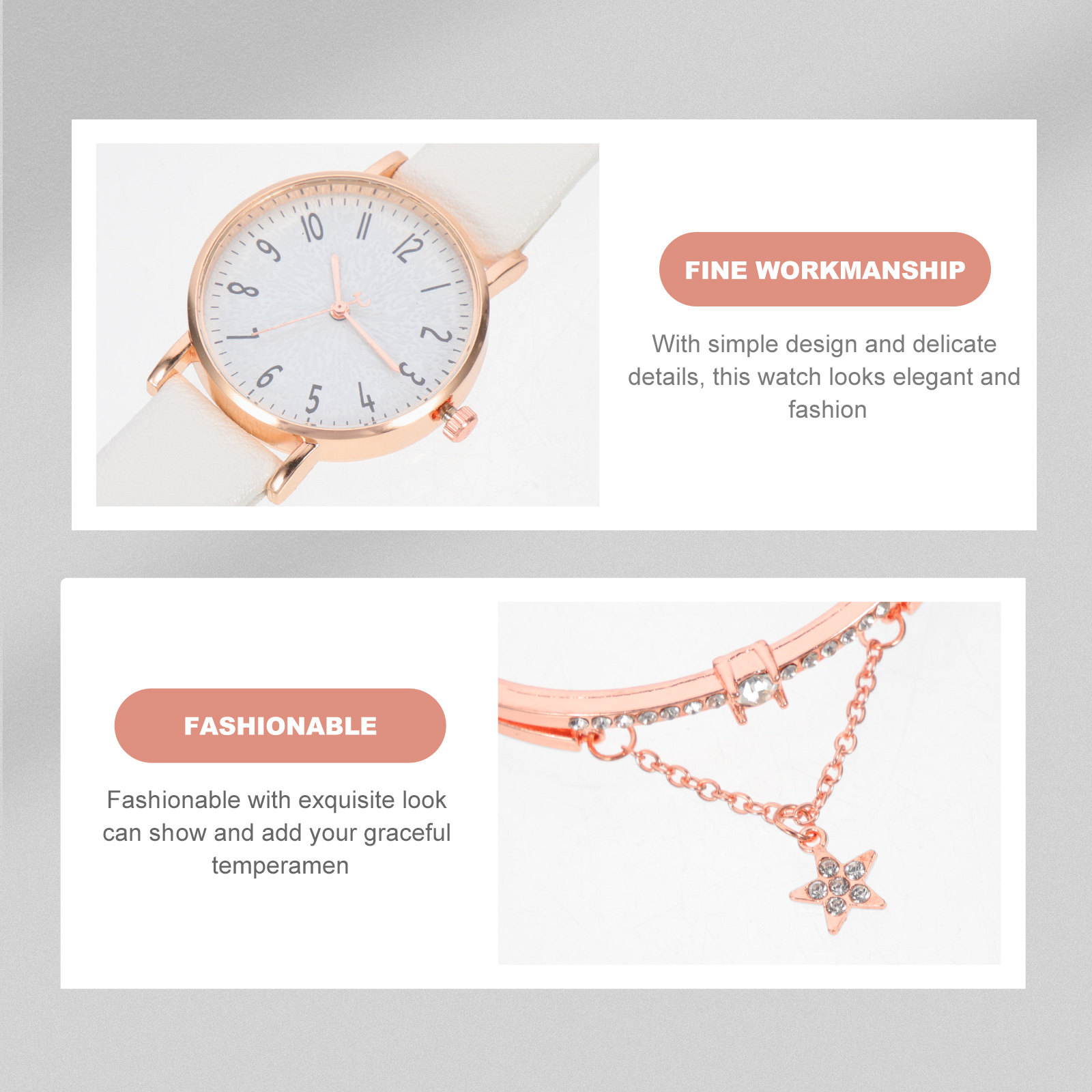 1Set Jam Tangan Wanita Quartz  - Women Formal Wear For Meeting ulasan dan harga