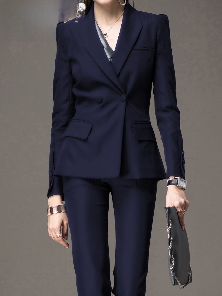 Setelan Jas Hitam Profesional  - Women Formal Wear Interview ulasan dan harga