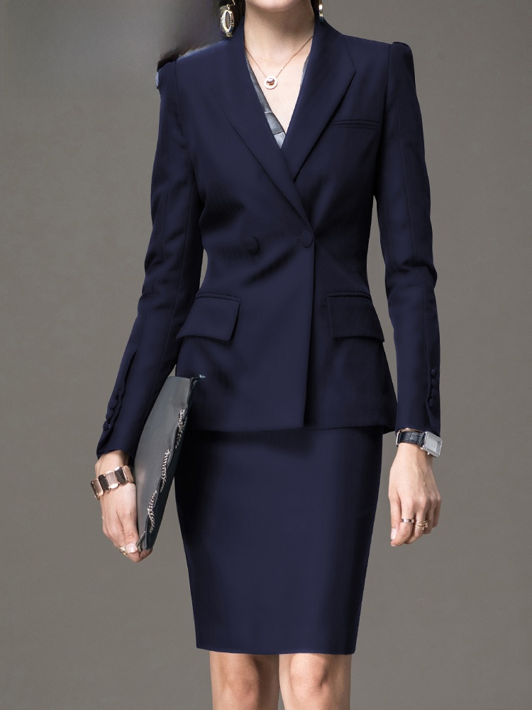 Setelan Jas Hitam Profesional  - Women Formal Wear Interview ulasan dan harga