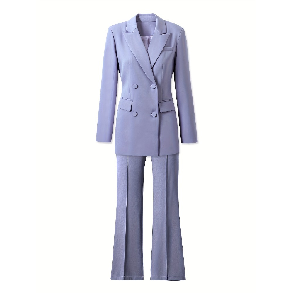 Setelan jas wanita elegan deng - Tailored Trouser Wide ulasan dan harga