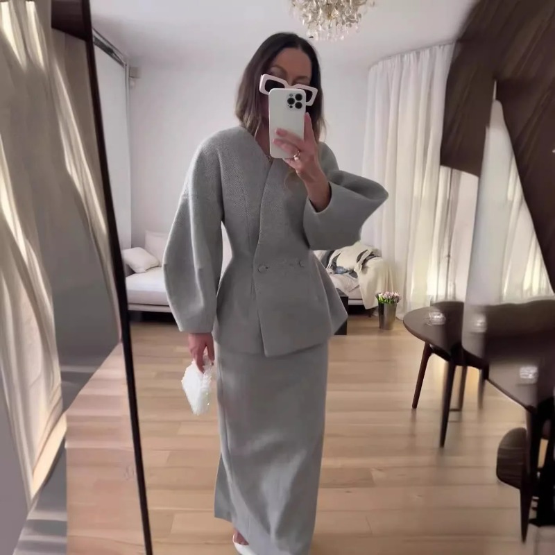 Setelan 2 Potong Pakaian Wanit - Women Formal Wear For Meeting ulasan dan harga