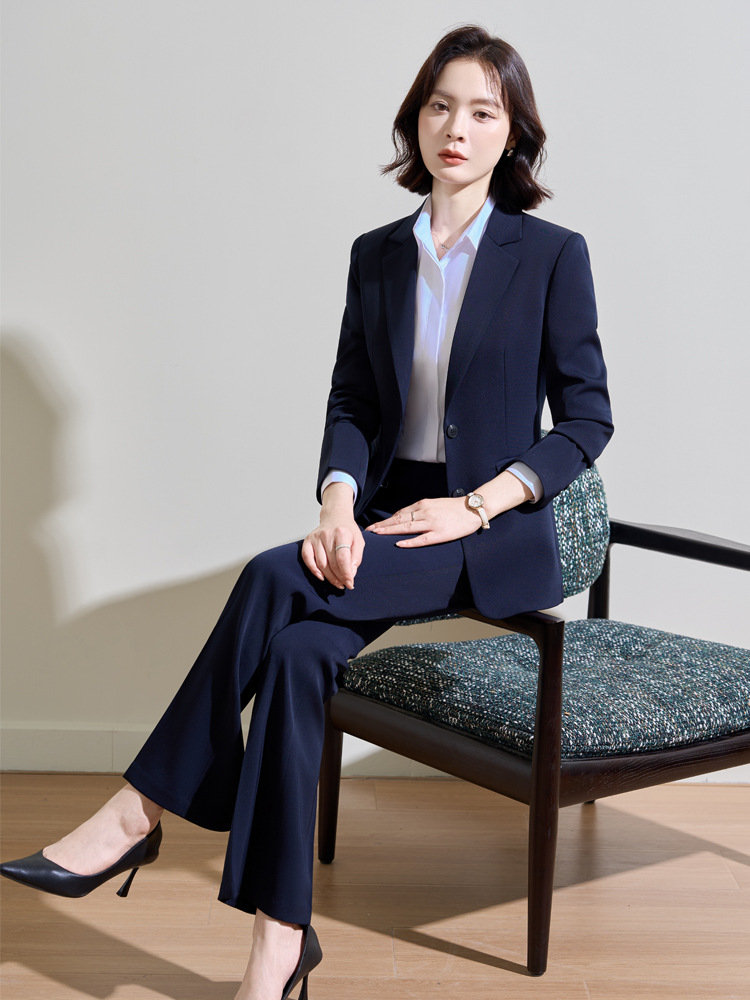Setelan profesional warna biru - Women Formal Wear Interview ulasan dan harga