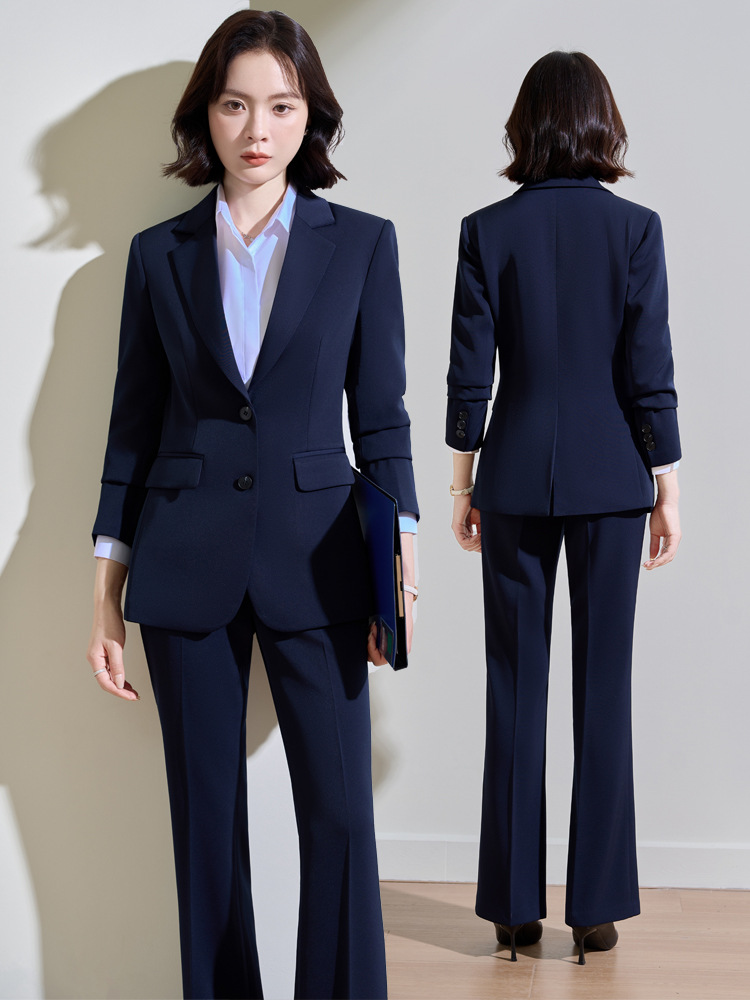 Setelan profesional warna biru - Women Formal Wear Interview ulasan dan harga