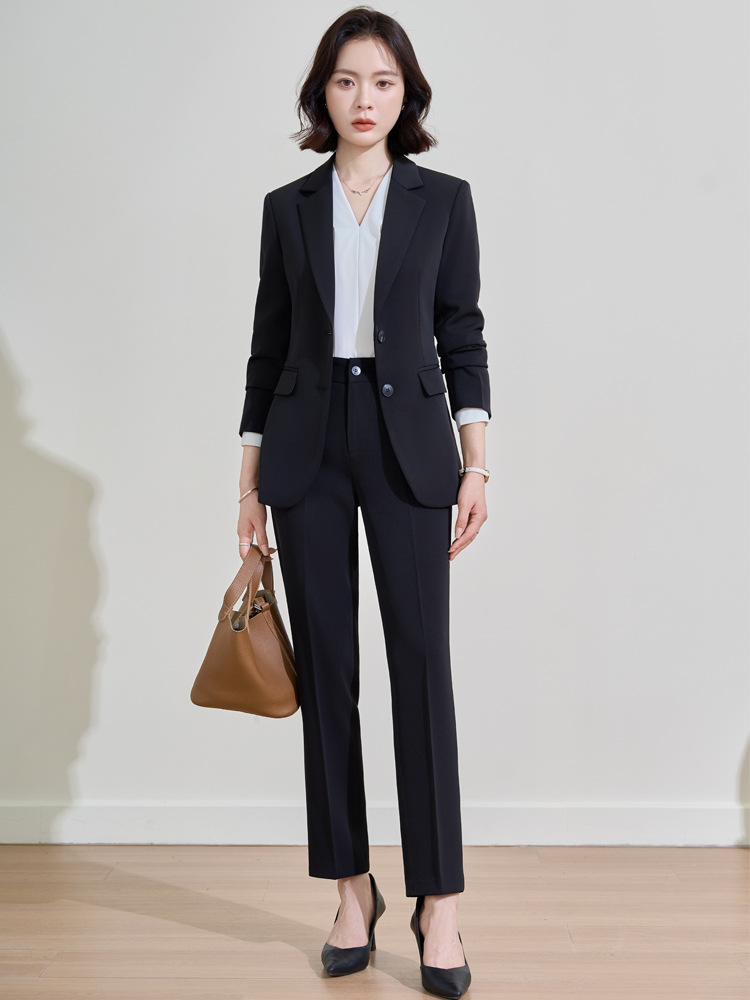 Setelan profesional warna biru - Women Formal Wear Interview ulasan dan harga