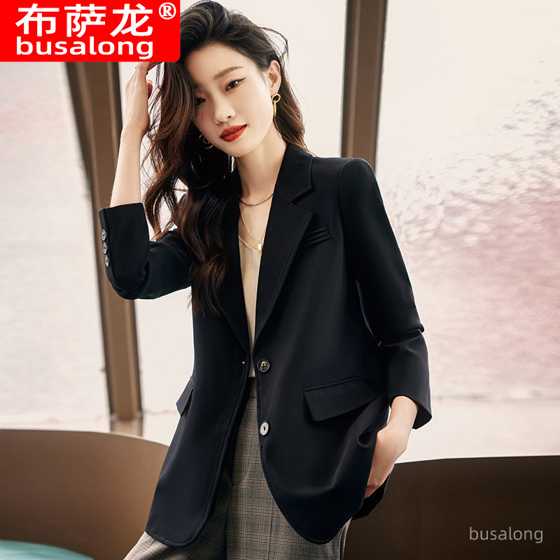 Jaket Blazer Musim Gugur Musim - Women Formal Wear Interview ulasan dan harga