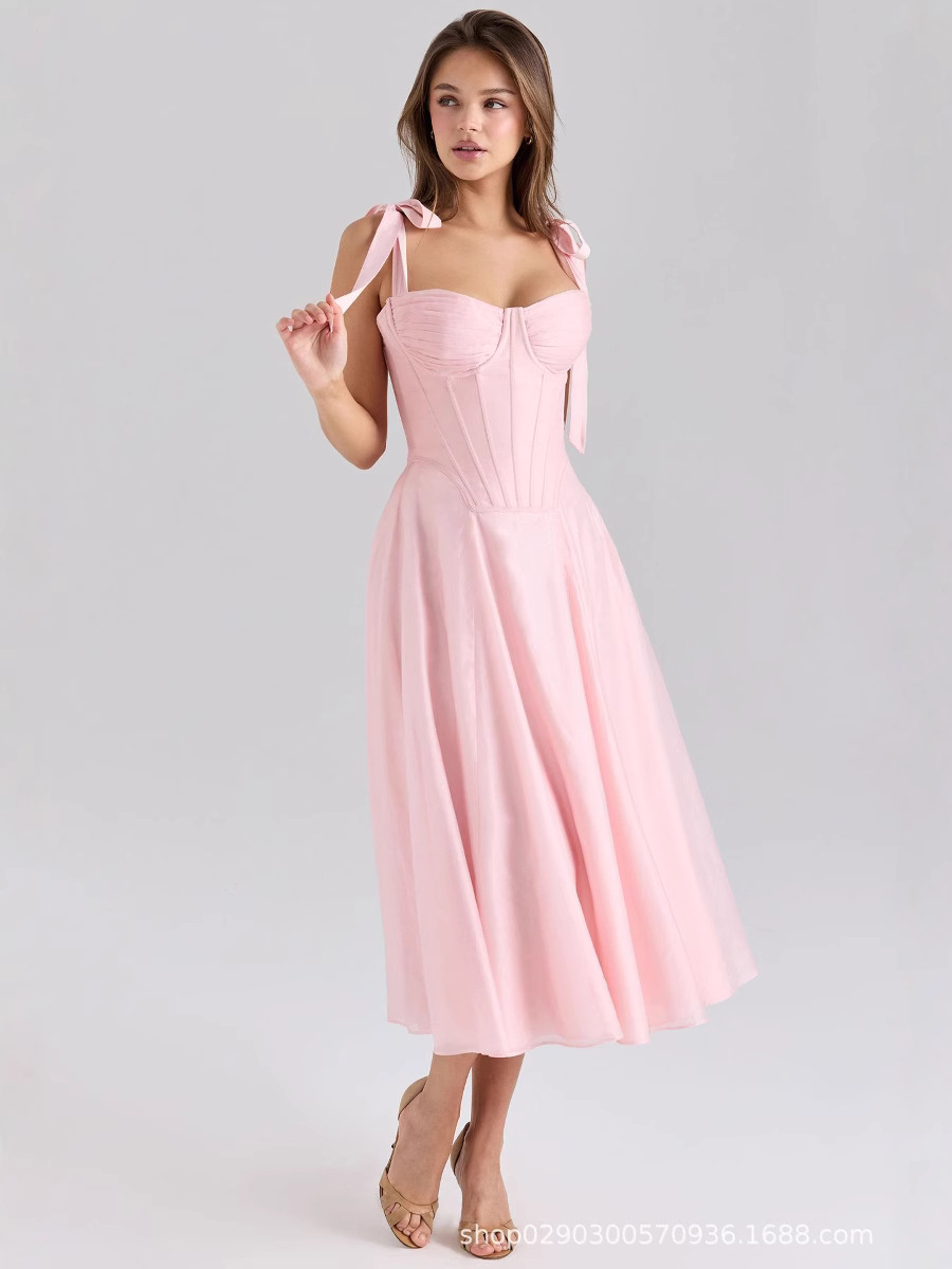 Gaun Prom Wanita Merah Muda Se - Women'S Holiday Formal Wear ulasan dan harga