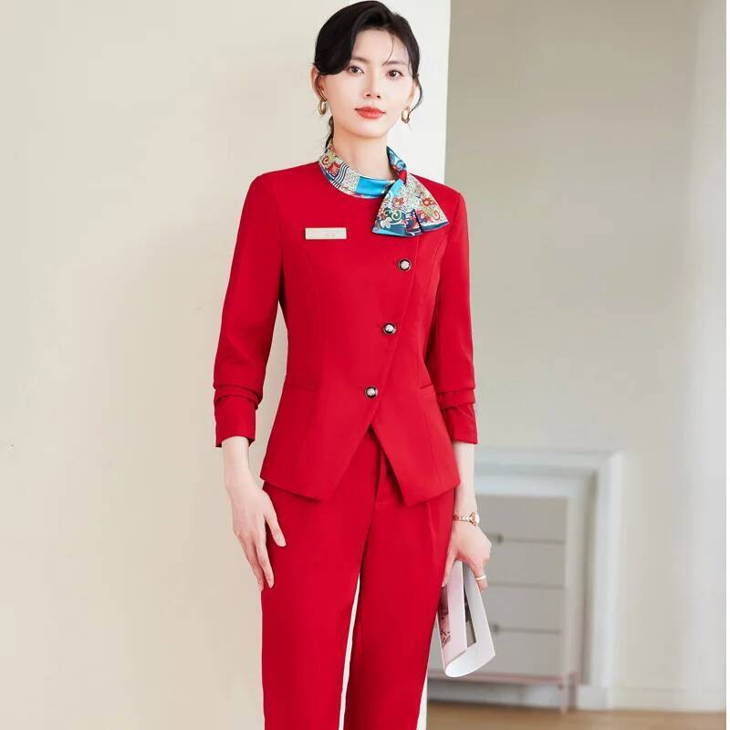 Setelan Celana Formal Elegan U - Women Formal Wear Interview ulasan dan harga