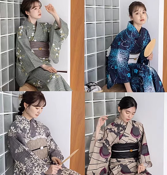 Kimono / Yukata Jepang untuk W - Women Formal Wear Photoshoot ulasan dan harga