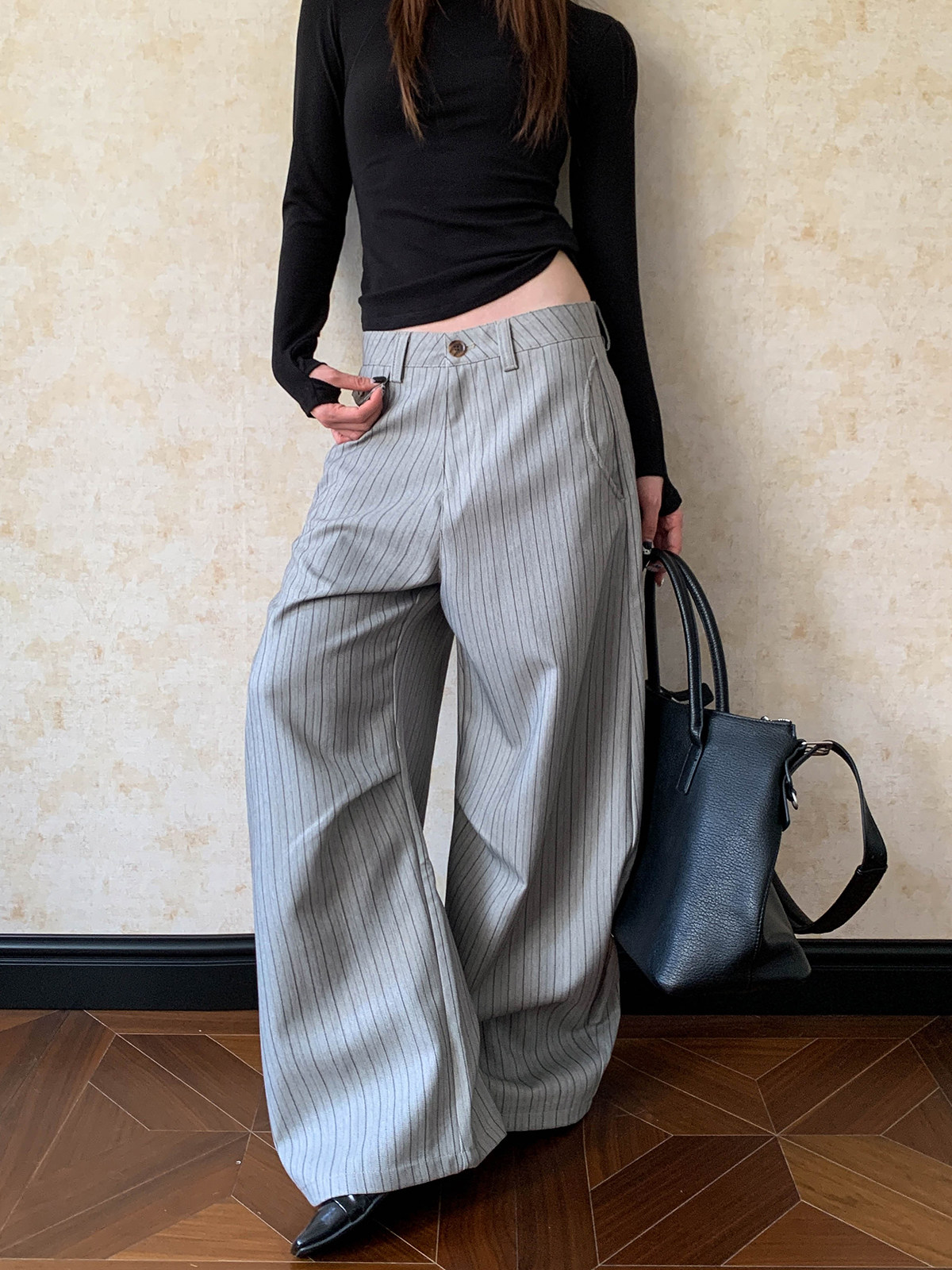 Celana Kasual Pria dan Wanita  - Tailored Trouser Wide ulasan dan harga