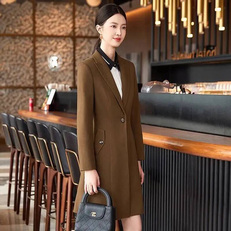 Jaket Panjang Gaya Formal Eleg - Women Formal Wear Interview ulasan dan harga