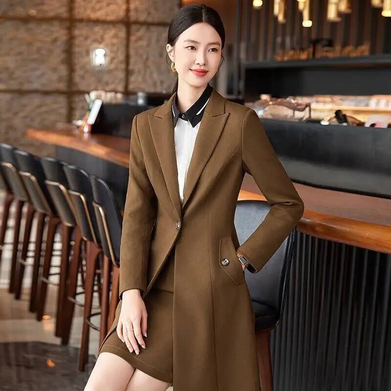 Jaket Panjang Gaya Formal Eleg - Women Formal Wear Interview ulasan dan harga
