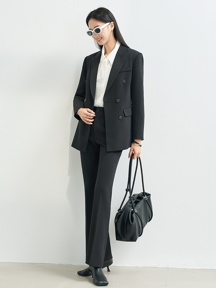 Setelan Rok Profesional Biru D - Women Formal Wear Interview ulasan dan harga